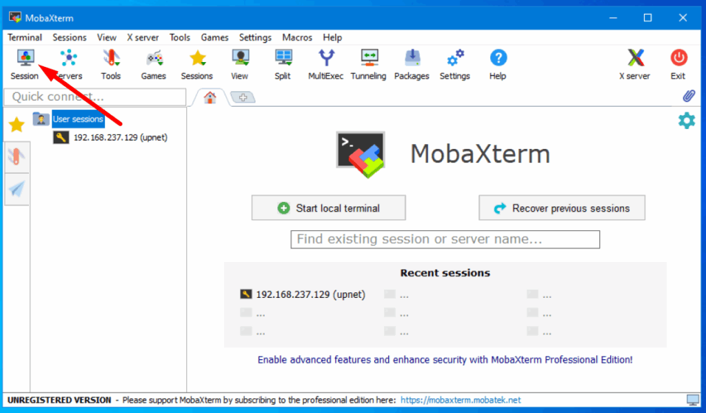 Hướng dẫn sử dụng MobaXterm để SSH vào server linux - Wiki Upnet