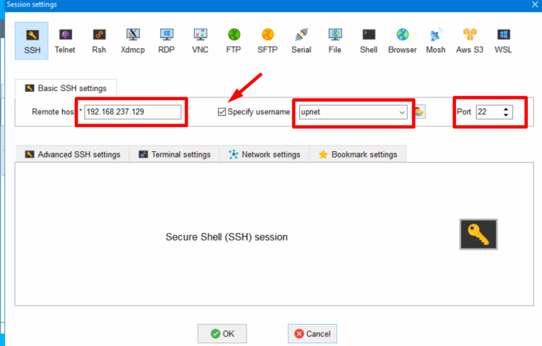 Hướng dẫn sử dụng MobaXterm để SSH vào server linux - Wiki Upnet